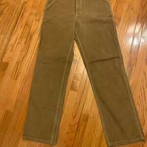 Carhartt FR Flame Resistance Canvas Pants Mens 34x36 Brown Cat 2 NFPA 2112